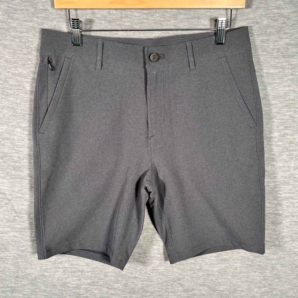 Public Rec All Day Every Day Shorts‎ Mens 30 Gray 8" Stretch Travel Golf Outdoor